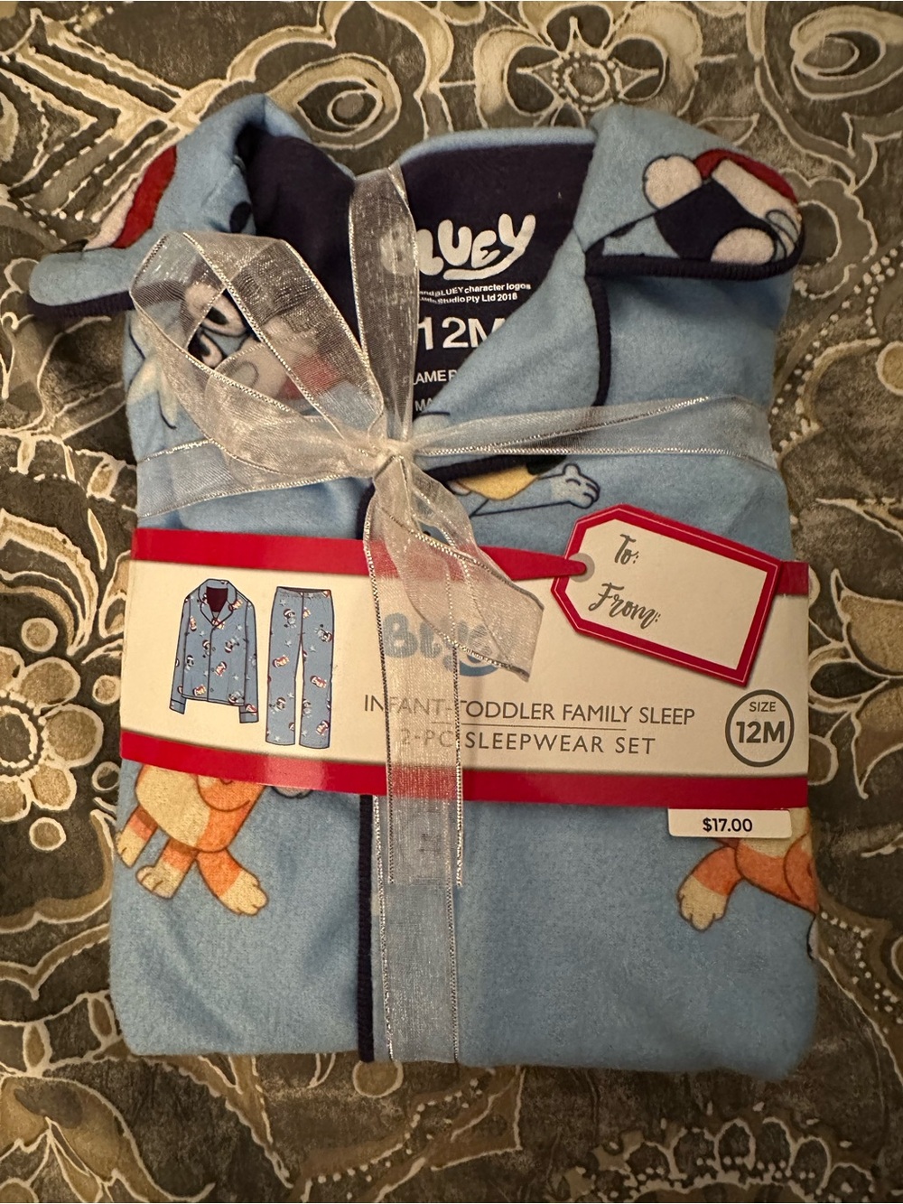 NWT- Bluey Infant/Toddler Pajama Sleep Set -
